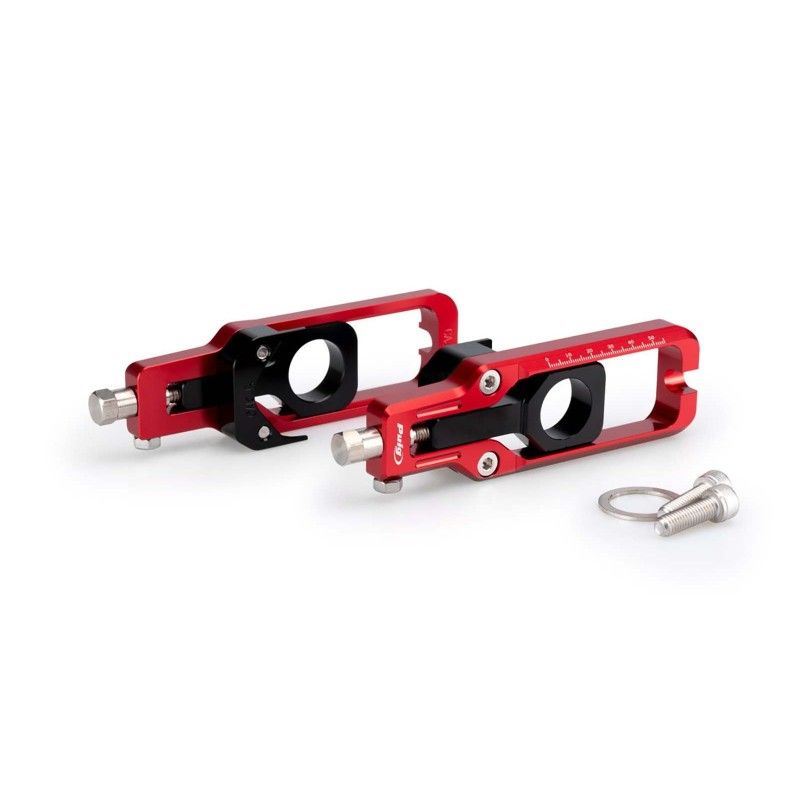 Tensor de cadena Puig para Kawasaki ZX-10R 16-20 rojo