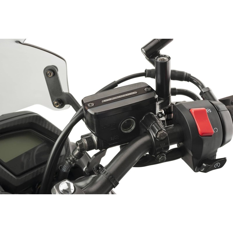 PUIG VORDERER RESERVOIRDECKEL FUR KUPPLUNGSFLUSSIGKEIT HONDA CRF1100L AFRICA TWIN 20-24 SCHWARZ