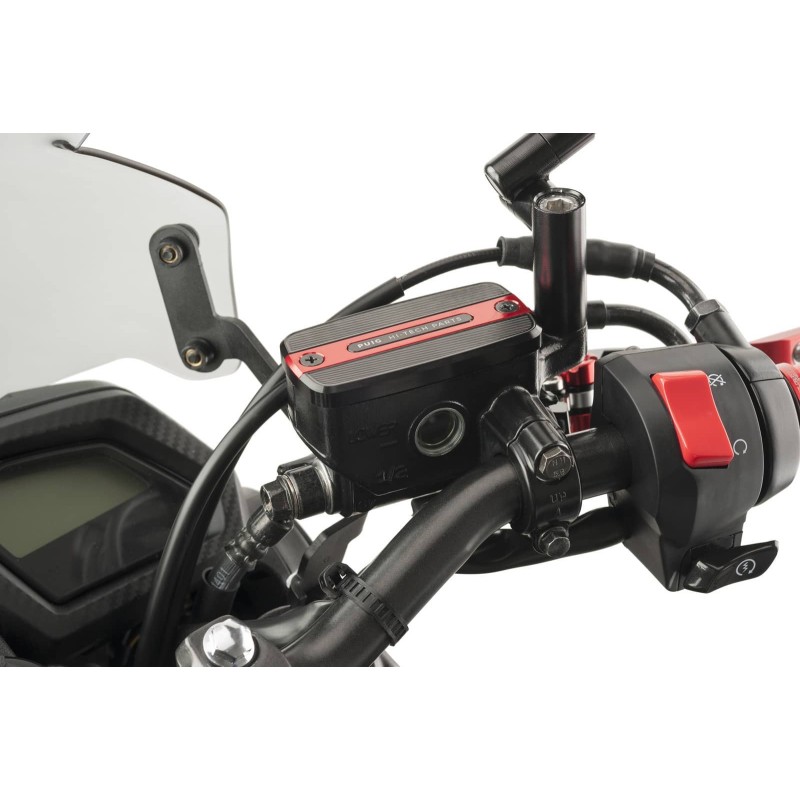 PUIG VORDERER RESERVOIRDECKEL FUR KUPPLUNGSFLUSSIGKEIT HONDA CRF1100L AFRICA TWIN 20-24 ROT