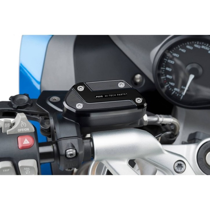 PUIG TAPPO SERBATOIO ANTERIORE PER FLUIDO FRIZIONE BMW R1200 GS/RALLYE/EXCLUSIVE 17-18 NERO