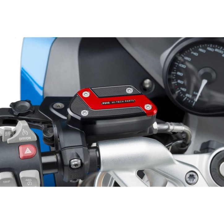 PUIG TAPPO SERBATOIO ANTERIORE PER FLUIDO FRIZIONE BMW R1200 GS/RALLYE/EXCLUSIVE 17-18 ROSSO