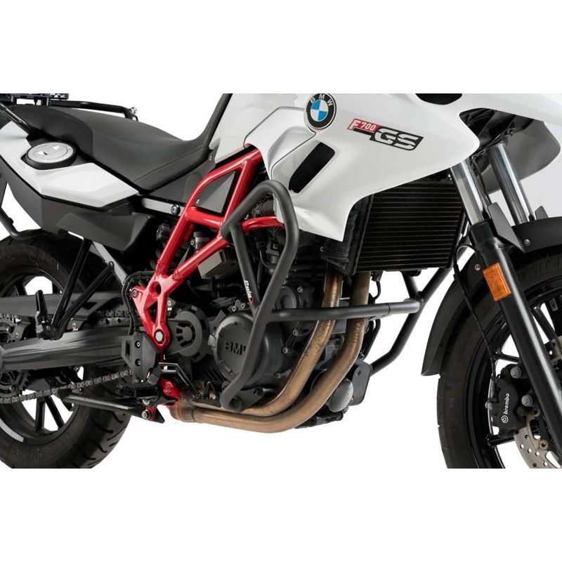Barras de proteccion de motor Puig para BMW F800 GS 08-12 negras