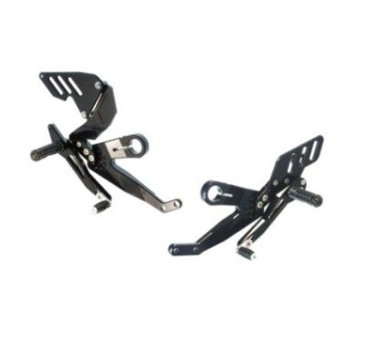 racingbike fixed footrest footpeg yamaha mt 01 05 12 black