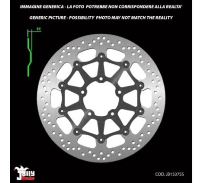 JOLLY BRAKE FIXED FRONT BRAKE DISC KAWASAKI NINJA ZX-10R ABS 1000 00-01