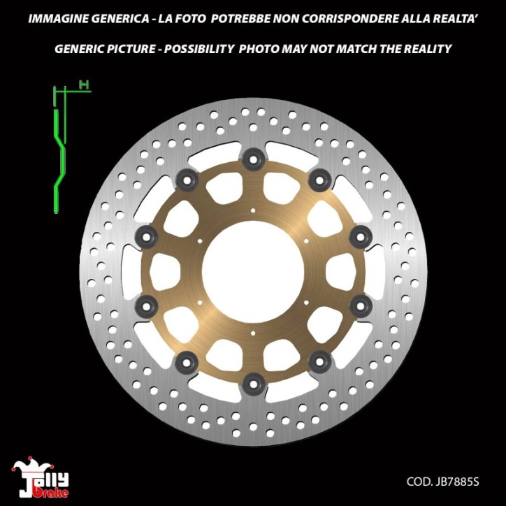 JOLLY BRAKE SEMI-FLOATING FRONT BRAKE DISC HONDA CB 1300 03-10-OFFER