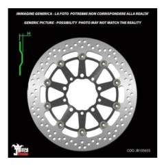 jolly brake disco freno anteriore semiflottante per kawasaki vulcan s 650 15 16 offerta