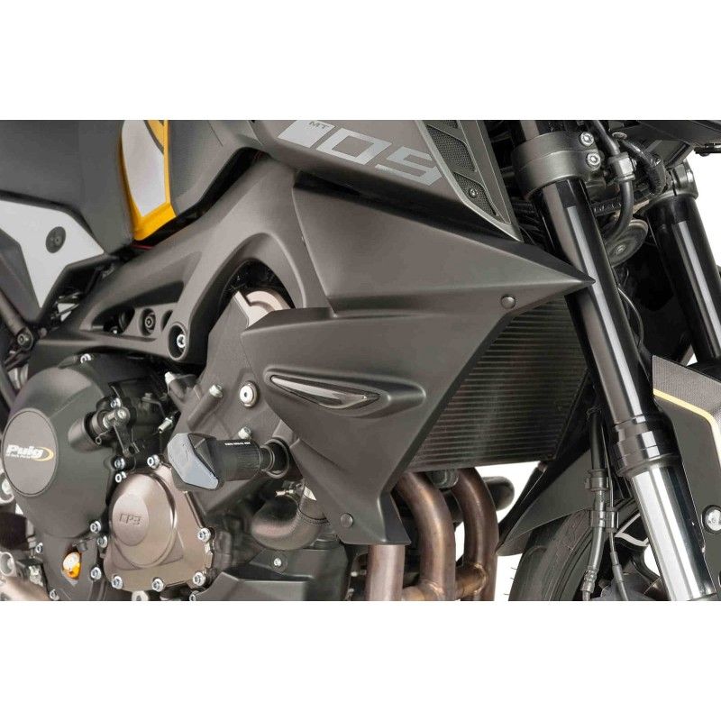 Protections de radiateur Puig pour Yamaha MT 09 17 20, noir mat