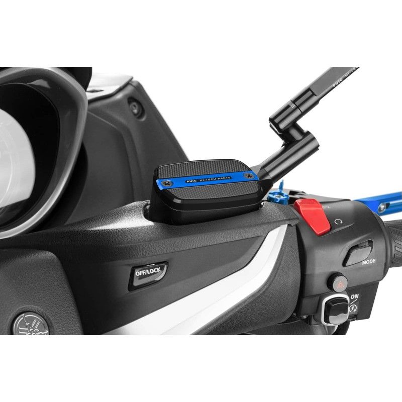 Tapon deposito liquido freno delantero puig delantero trasero para yamaha t max 530 derecho izquierdo 17 19 azul
