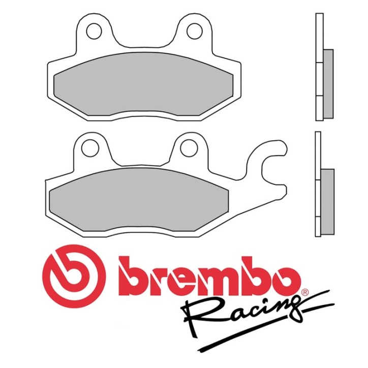 PASTILLAS DE FRENO BREMBO Z04 COMPUESTO KAWASAKI Z125 19-22