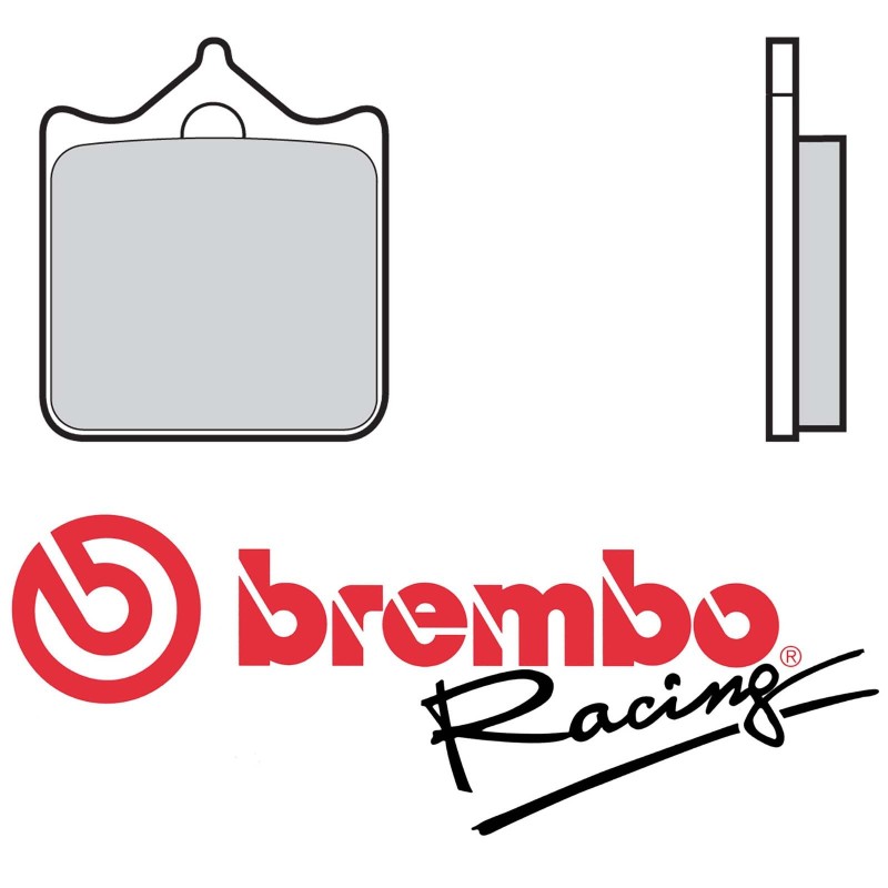 BREMBO BREMSBELZGE Z04 COMPOUND KTM DUKE 690 08-11