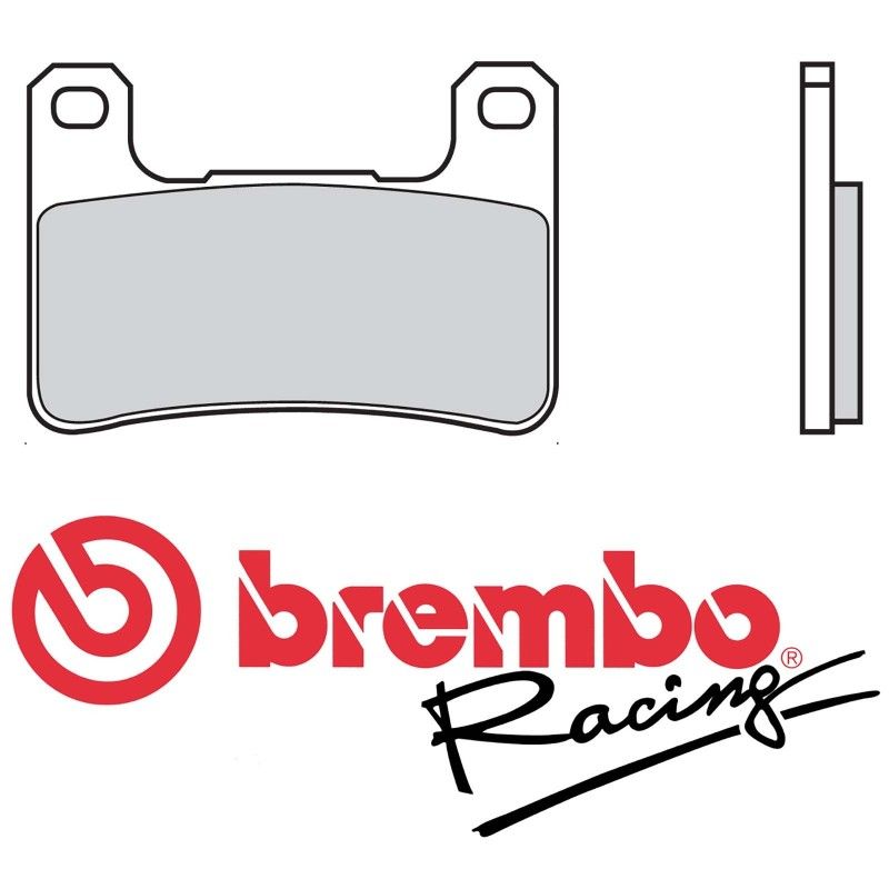 Pastillas de freno Brembo Z04 compatibles con Kawasaki Z1000 10-13