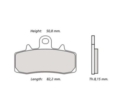 PASTILLAS DE FRENO BREMBO Z04 COMPUESTO BMW R NINE T 17-22