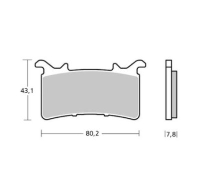 PLAQUETTES DE FREIN BREMBO Z04 COMPOUND HONDA CBR1000 RR-R 20-23