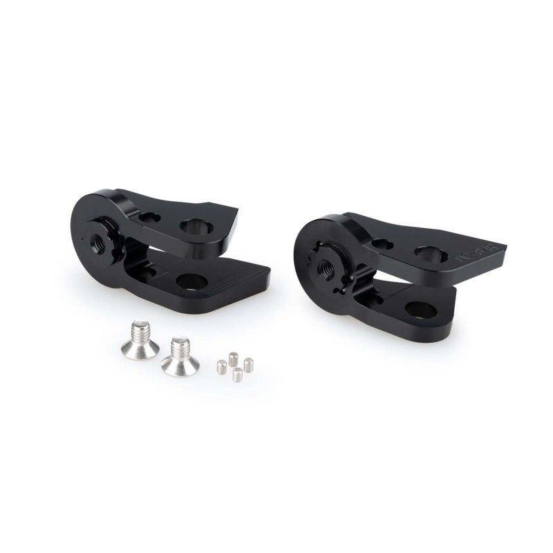 Puig verstellbare Fahrerfussrastenadapter Honda NT1100 22 25 schwarz