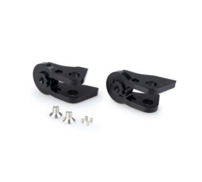 puig adjustable rider pegs adapters honda nt1100 22 25 black