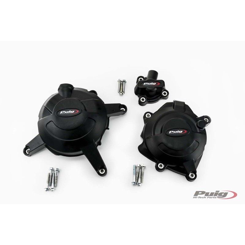 puig protezione carter motore track per campionato per yamaha yzf r3 20 24 nero
