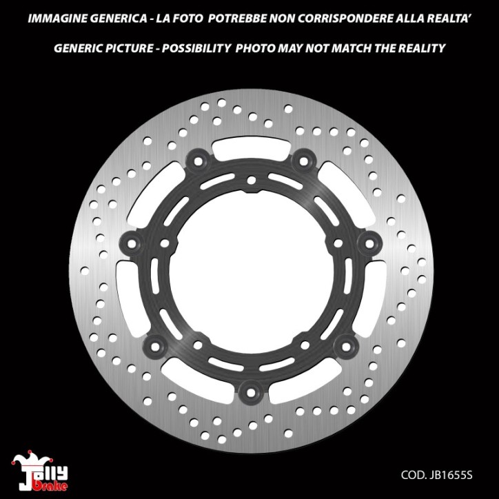 JOLLY BRAKE DISCO FRENO ANTERIORE SEMIFLOTTANTE YAMAHA DIVERSION 600 09-16-OFFERTA