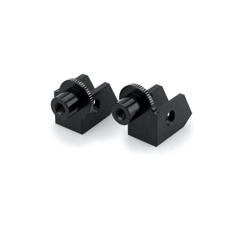 Adaptateurs Puig pour repose-pieds fixes Honda XL750 Transalp 23/25, noir