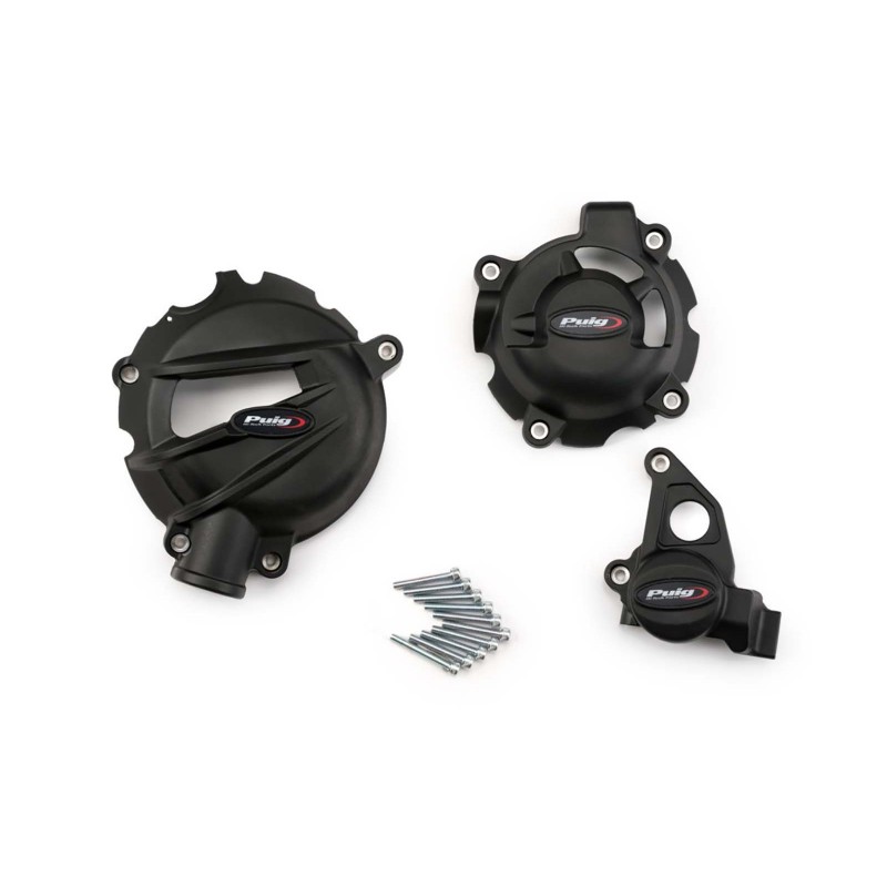 PUIG TRACK ENGINE CRANKCASE PROTECTION FOR BMW S1000R CHAMPIONSHIP 21-23 BLACK