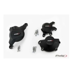 PROTECTION CARTER MOTEUR PUIG PISTE POUR HONDA CBR600RR CHAMPIONSHIP 07-12 NOIRE