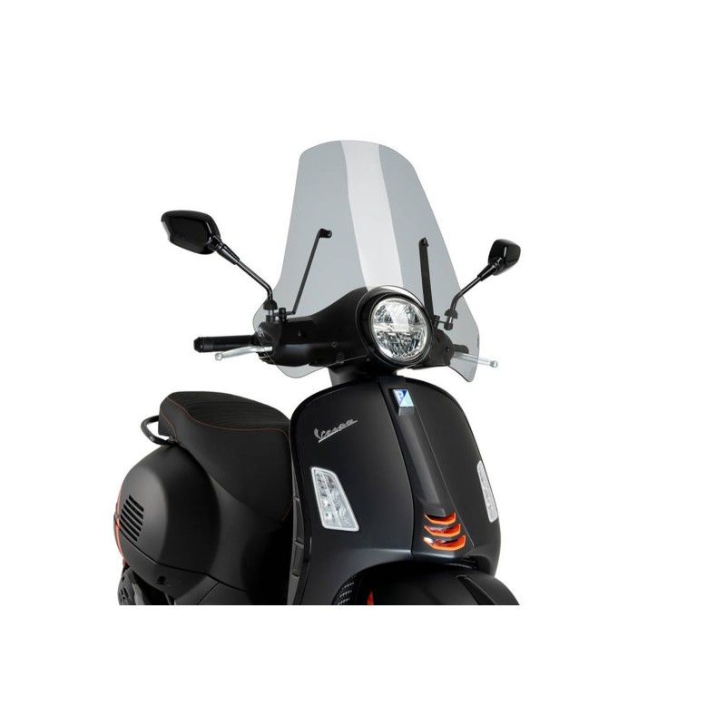 puig windshield scooter gts touring piaggio vespa gts 300 23 25 light smoke