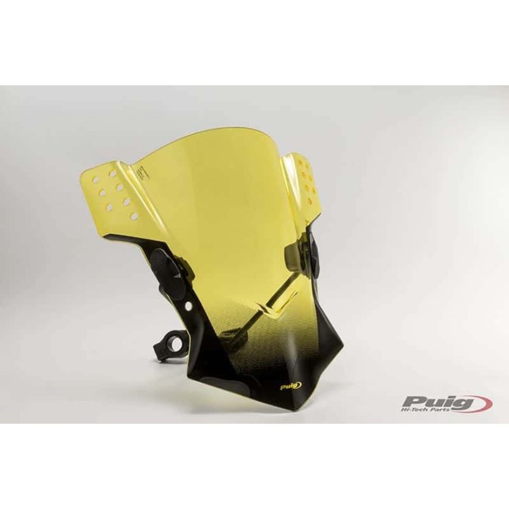 PARE-BRISE PUIG UNIV. RAFALE YAMAHA MT-09 SPORT TRACKER 13-16 JAUNE