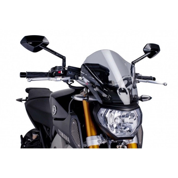 PUIG CUPOLINO NAKED N.G. TOURING YAMAHA MT-09 SPORT TRACKER 13-16 FUME CHIARO