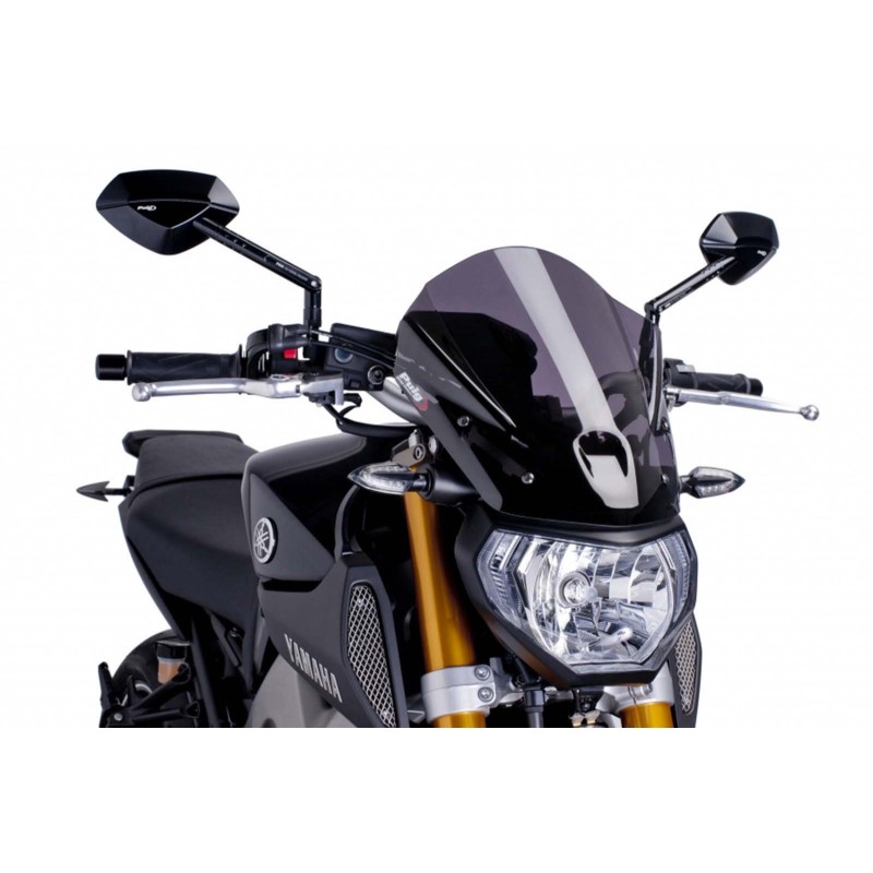 PUIG NAKED SCREEN NG TOURING YAMAHA MT-09 STREET RALLY 13-16 DARK SMOKE