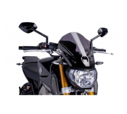 PUIG NAKED SCREEN NG TOURING YAMAHA MT-09 STREET RALLY 13-16 DARK SMOKE