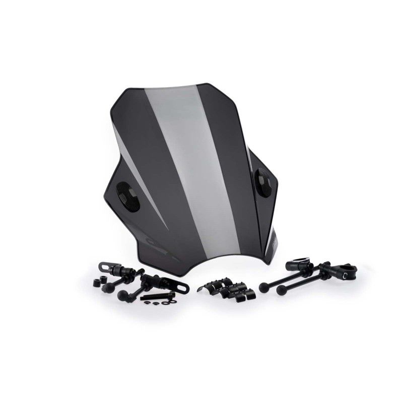 puig univ bat windshield for yamaha mt 09 sport tracker 13 16 dark smoke