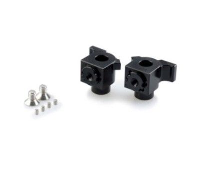 puig adjustable rider pads adapters yamaha tener extreme edition 23 25 black