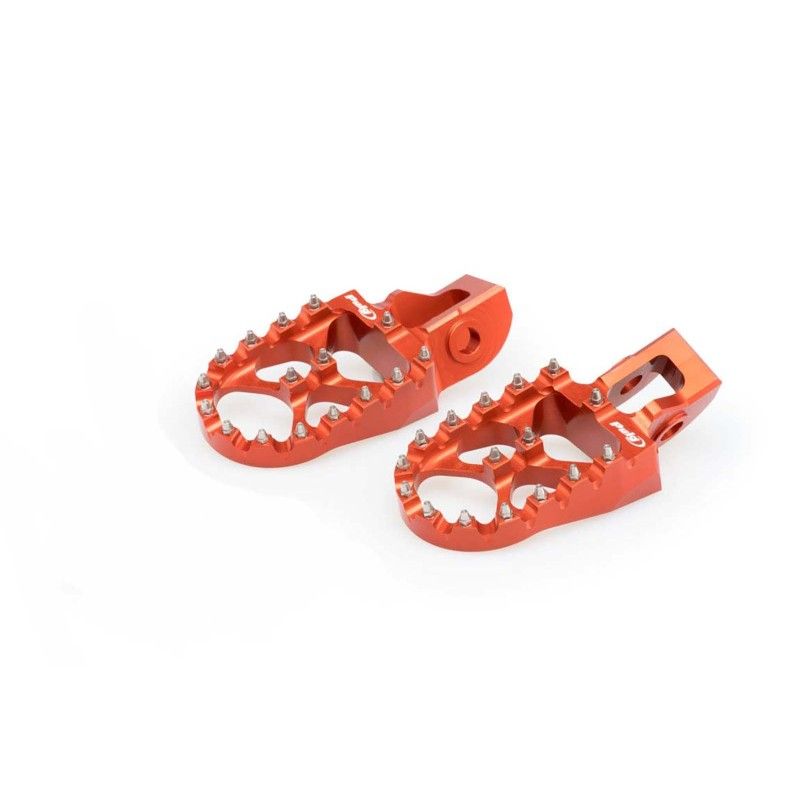 Reposapies Puig Off Road para KTM 690 R Enduro 1924 Naranja