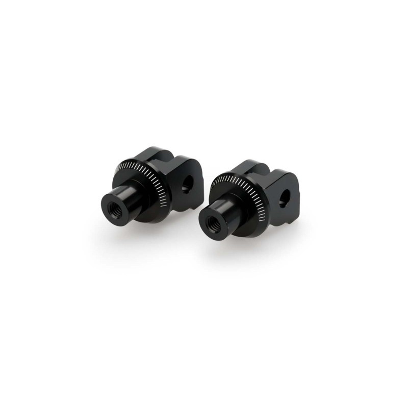 puig fixed rider pegs adapters for ducati multistrada v4 rally 21 24 black