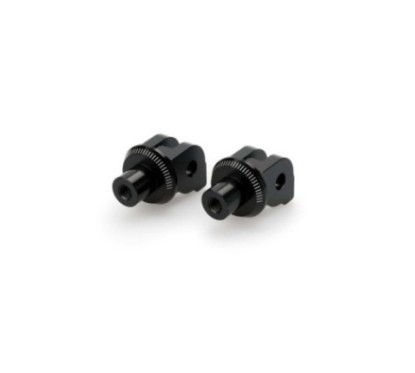 puig fixed rider pegs adapters for ducati multistrada v4 rally 21 24 black
