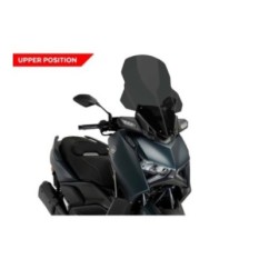 PUIG CUPOLINO V-TECH LINE TOURING PER YAMAHA X-MAX 125 ANNO 23-24 COLORE FUME CHIARO