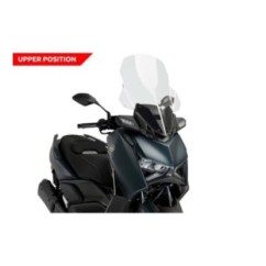 PUIG CUPOLINO V-TECH LINE TOURING PER YAMAHA X-MAX 125 ANNO 23-24 COLORE TRASPARENTE