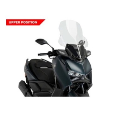 PUIG CUPOLINO V-TECH LINE TOURING PER YAMAHA X-MAX 125 ANNO 23-24 COLORE TRASPARENTE