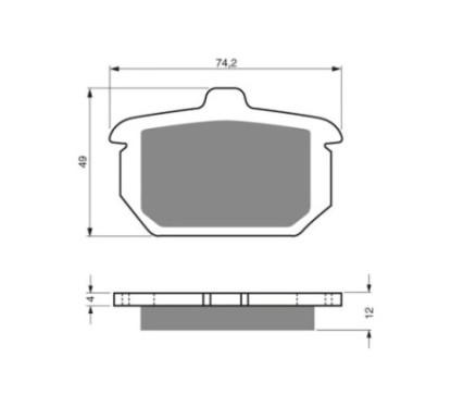 PLAQUETTES DE FREIN GOLDFREN COMPOSE POUR HARLEY D. FLST FLSTC FLSTF FLSTS FLSTN 84-87 15-OFFRE