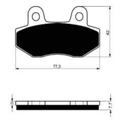 GOLDFREN BRAKE PADS COMPOUND FOR HONDA 420 TRX FOURTRAX RANCHER ATV 09-12-OFFER