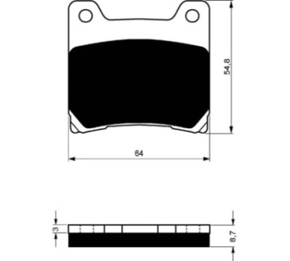 COMPUESTO PASTILLAS DE FRENO GOLDFREN PARA YAMAHA 1000 FZR EX UP 89-90-OFERTA