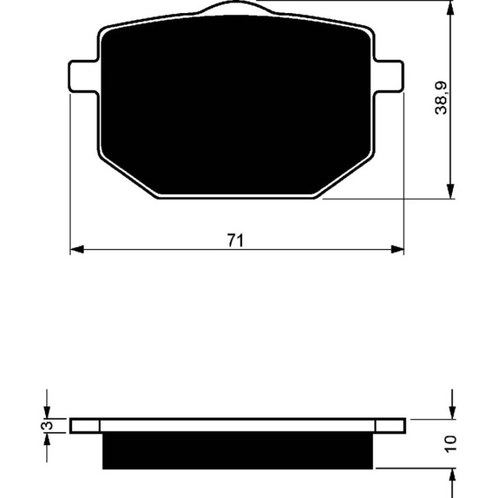 COMPUESTO PASTILLAS DE FRENO GOLDFREN PARA YAMAHA 600 XT Z TENERE 85-88-OFERTA