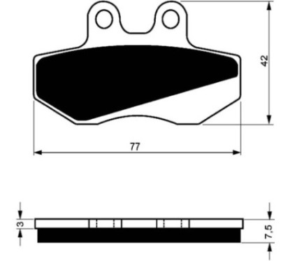 PASTILLAS DE FRENO SINTERIZADAS GOLDFREN COMPUESTO CON AJP 125 PR4 ENDURO 04-07-OFERTA