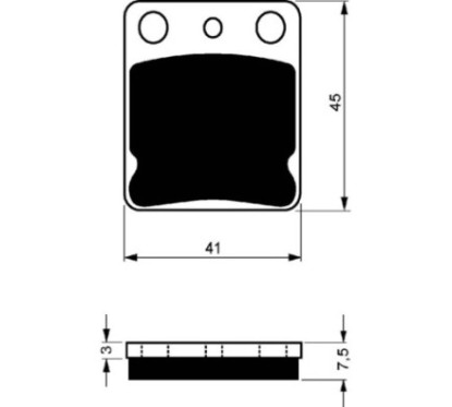 PLAQUETTES DE FREIN FRITTEES GOLDFREN COMPOSE AVEC AJS 125 JSM MOTARD 10-15-OFFRE