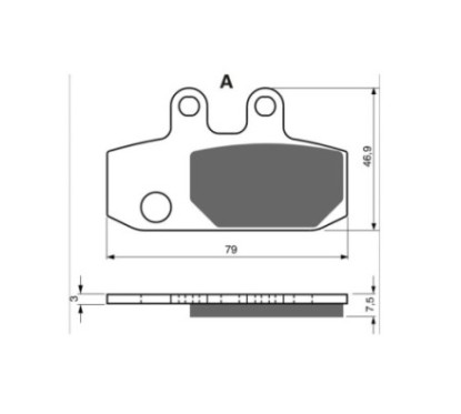 COMPUESTO PASTILLAS DE FRENO SINTERIZADAS GOLDFREN PARA APRILIA 500 ATLANTIC 02-05-OFERTA