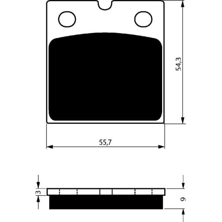 PLAQUETTES DE FREIN FRITTEES GOLDFREN COMPOSE BENELLI 354 82-OFFRE