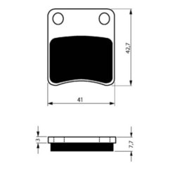 GOLDFREN SINTERED BRAKE PADS AD BRANSON COMPOUND 125 BS SNOOKER BS BOULEVARD 08-OFFER