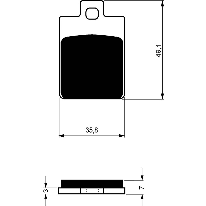 PLAQUETTES DE FREIN FRITTEES GOLDFREN AD CPI COMPOUND 50 GTR 03-13-OFFRE