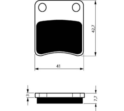 GOLDFREN SINTERED BRAKE PADS AD COMPOUND DAELIM 125 B-BONE 09-14-OFFER