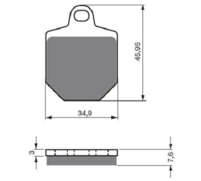 PLAQUETTES DE FREIN FRITTEES GOLDFREN HM COMPOUND 125 CRM R SUPERMOTO 07-OFFER