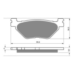 GOLDFREN SINTERBREMSBELZGE HYOSUNG COMPOUND 650 GV 04-05-ANGEBOT